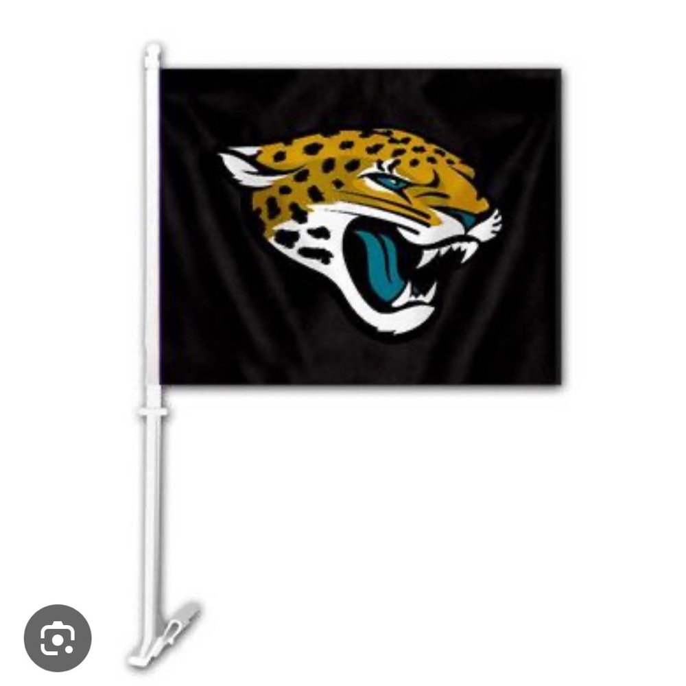 Nfl  Jacksonville Jaguar car flag